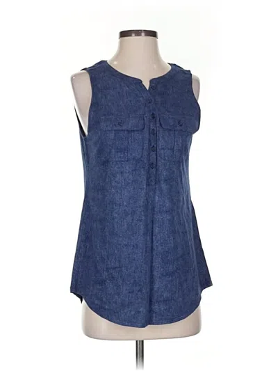 Pre-owned Soho Sleeveless Blouse In Blue