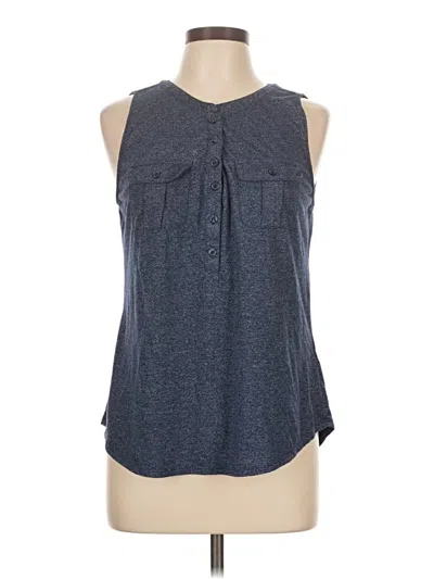 Pre-owned Soho Sleeveless Blouse In Gray