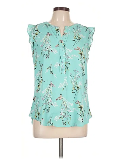 Pre-owned Soho Sleeveless Blouse In Teal