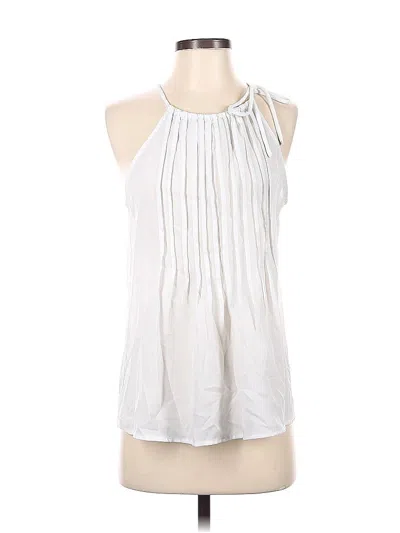 Pre-owned Soho Sleeveless Blouse In White