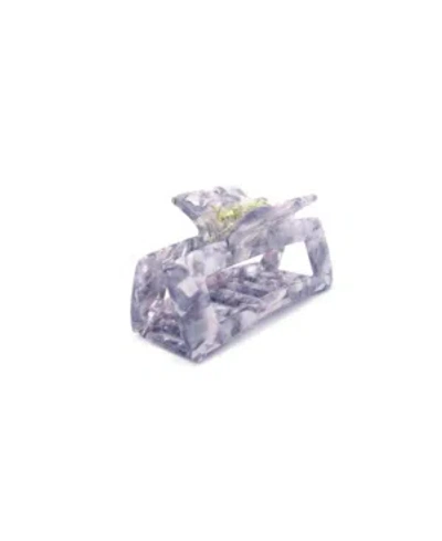 Soho Style Women's Animal Print Hair Jaw In Gray