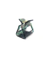 Soho Style Women's Coral Hair Jaw In Green