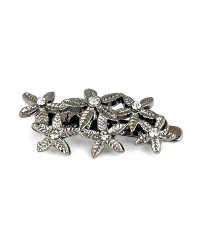 Soho Style Women's Floral Mermaid Magnetic Barrette In Black