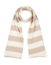 Soho-t Woman Scarf Ivory Size S Cotton, Viscose In White