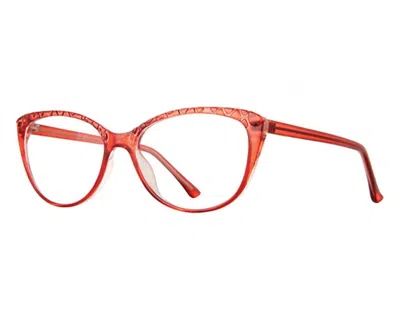 Soho Women's 1073 Eyeglasses In Red In Orange