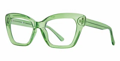 Soho Women's 53mm Cat Eye Glasses In Green