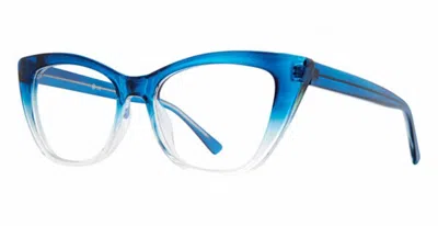 Soho Women's Cat-eye Glasses In Blue Fade Crystal