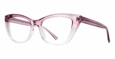 Soho Women's Cat-eye Glasses In Purple Fade Crystal
