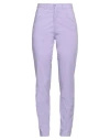 Soho-t Woman Pants Lilac Size Xs Cotton, Polyamide, Elastane In Purple
