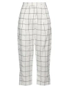 Soho-t Woman Pants White Size M Linen In White