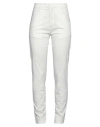Soho-t Woman Pants White Size S Cotton, Polyamide, Elastane