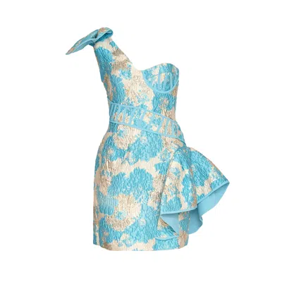 Sohuman Women's Blue Abash Mini Dress