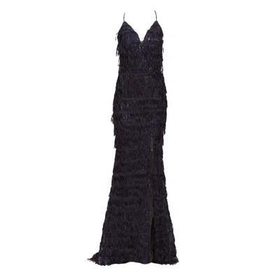 Sohuman Women's Blue Bianca Maxi Dress