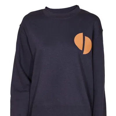 Sohuman Women's Blue Deis Unisex Sweatshirt In Purple