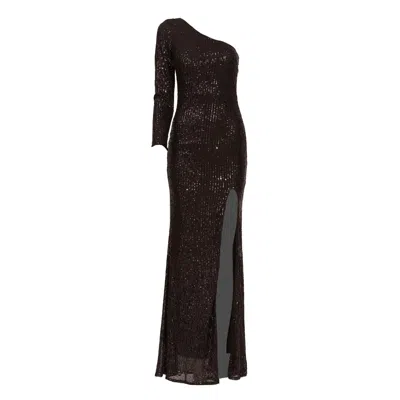 Sohuman Women's Blue Joef Maxi Dress In Black