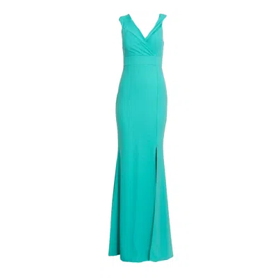 Sohuman Women's Green Alvi Maxi Dress