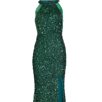 Sohuman Women's Green Atalanta Dress