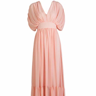 Sohuman Women's Pink Iole Maxi Dress