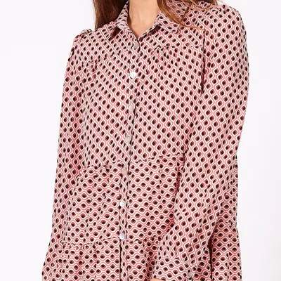 Sohuman Women's Pink Sabeth Mini Dress