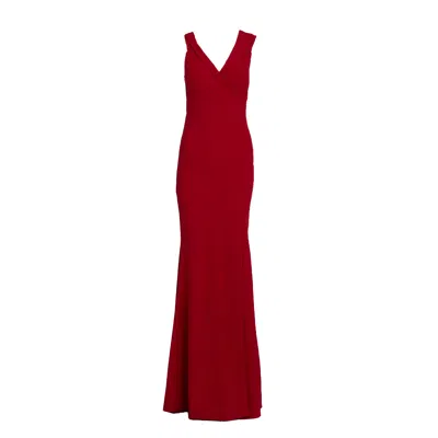 Sohuman Women's Red Alzi Maxi Dress