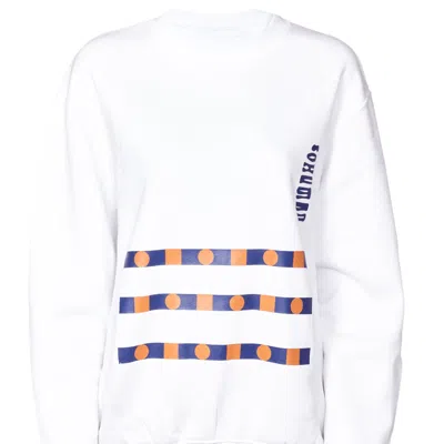 Sohuman Women's White Bius Unisex Sweatshirt