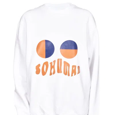 Sohuman Women's White Estiu Unisex Sweatshirt