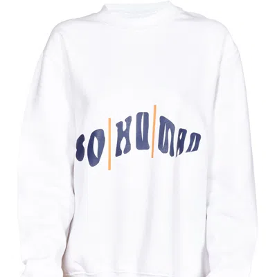 Sohuman Women's White Trei Unisex Sweatshirt