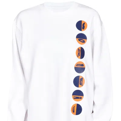 Sohuman Women's White Voi Unisex Sweatshirt In Purple