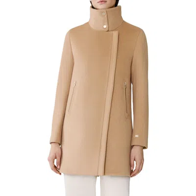 Soia & Kyo Abbi Wool Blend Coat With Removable Quilted Puffer Bib In Multi