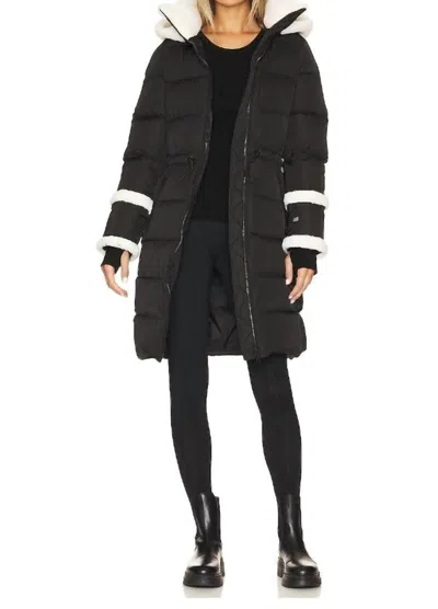 Soia & Kyo Aubrey Puffer Coat In Black In Gray