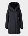 Soia & Kyo Camelia-u Hooded Down Parka In Black