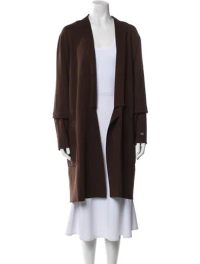 Pre-owned Soia & Kyo Coat In Brown