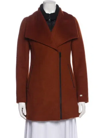 Pre-owned Soia & Kyo Coat In Brown