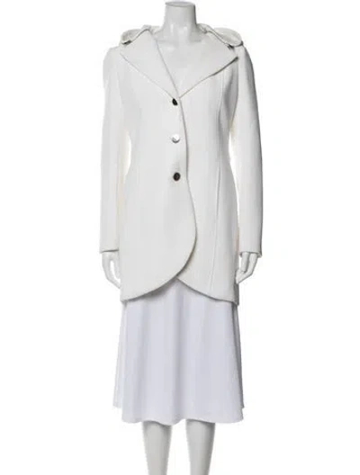 Pre-owned Soia & Kyo Coat In White