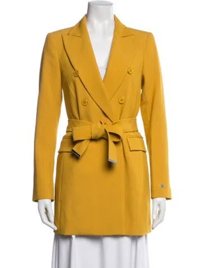 Pre-owned Soia & Kyo Coat In Yellow