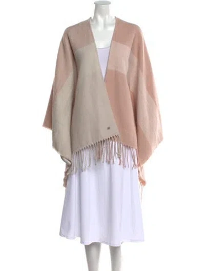 Pre-owned Soia & Kyo Colorblock Pattern V-neck Sweater In Neutral