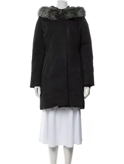 Pre-owned Soia & Kyo Down Coat In Black