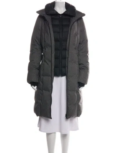 Pre-owned Soia & Kyo Down Coat In Black/grey
