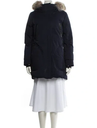 Pre-owned Soia & Kyo Down Coat In Blue