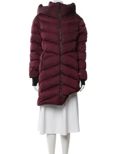 Pre-owned Soia & Kyo Down Coat In Burgundy