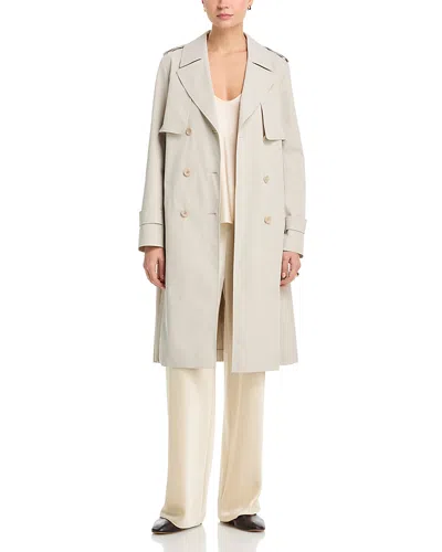 Soia & Kyo Elanor Trench Coat In Neutral