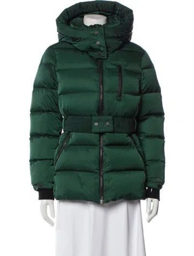 Pre-owned Soia & Kyo Gianna Jacket Coat In Green