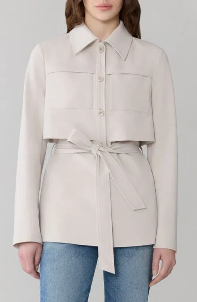 Soia & Kyo Haisley Short Trench Coat In White