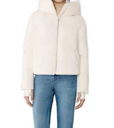 Soia & Kyo Iroh Puffer Jacket In Powder In White