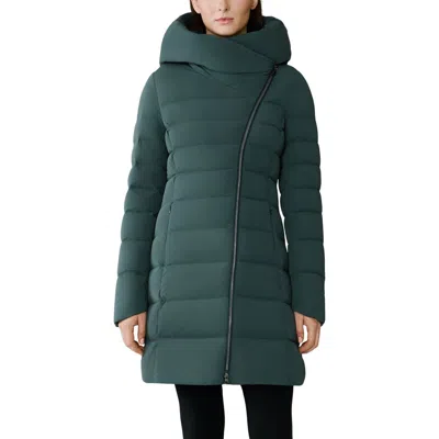 Soia & Kyo Judy Water Resistant 700 Fill Power Hooded Down Coat In Multi