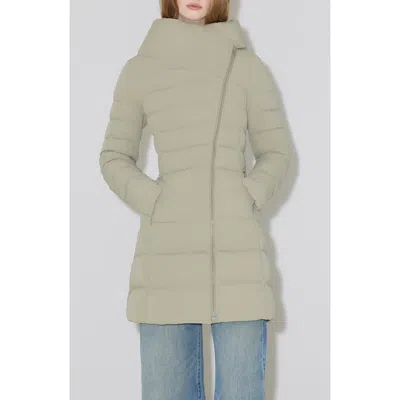 Soia & Kyo Judy Water Resistant 700 Fill Power Hooded Down Coat In Blue