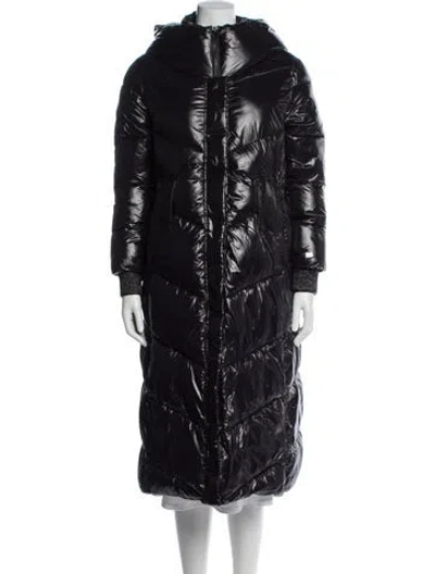 Pre-owned Soia & Kyo Nylon Coat W/ Tags In Black