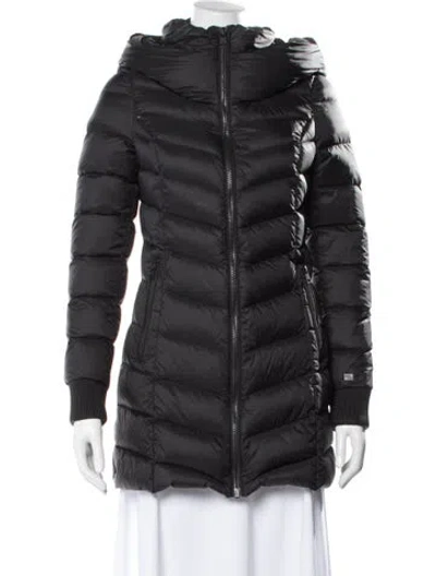 Pre-owned Soia & Kyo Nylon Down Jacket In Black
