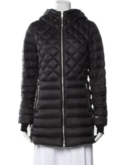 Pre-owned Soia & Kyo Nylon Down Jacket In Black
