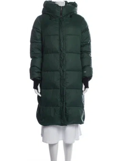 Pre-owned Soia & Kyo Nylon Parka In Green